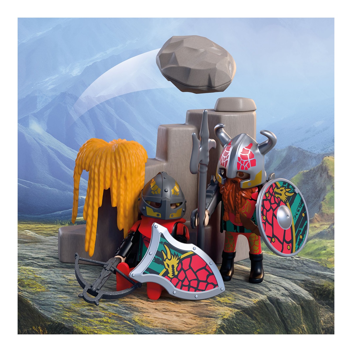 Catapulta de Caballeros Dragón Playmobil Knights 7