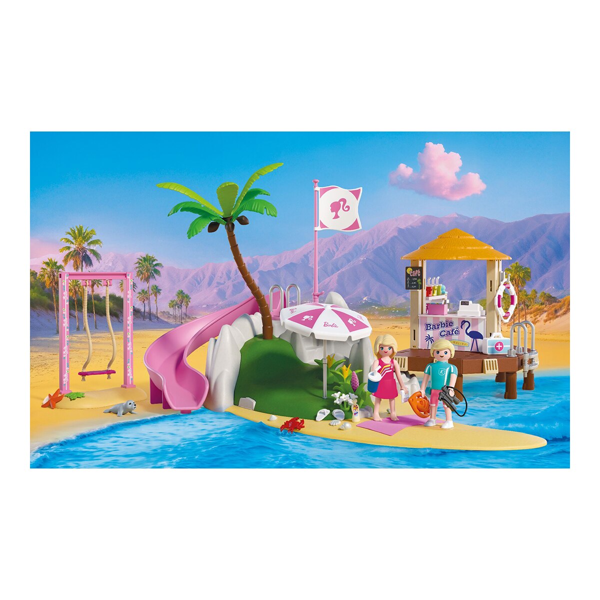 Café de playa Barbie Playmobil 4