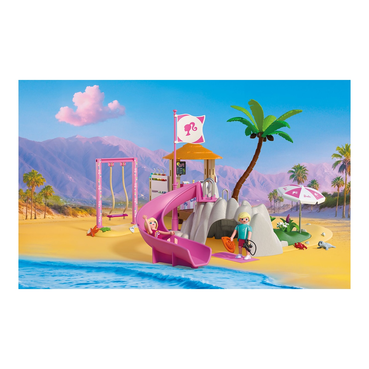 Café de playa Barbie Playmobil 6