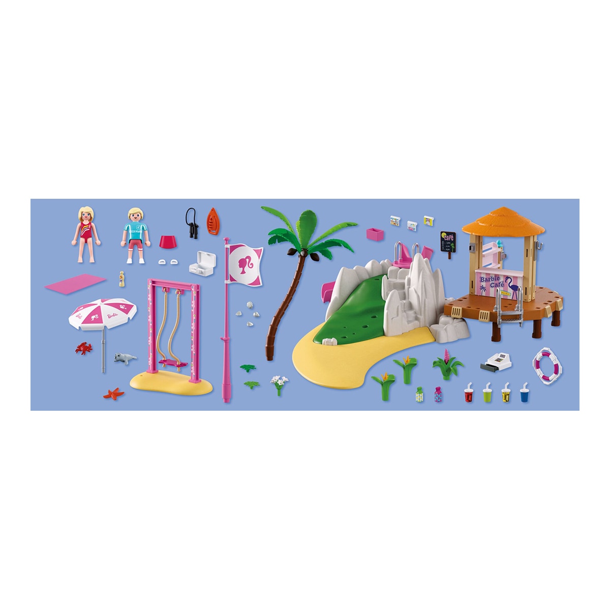 Café de playa Barbie Playmobil 7