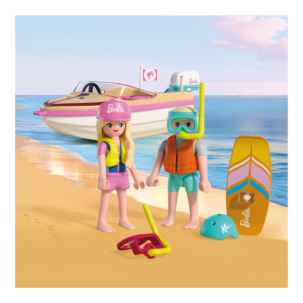 Barco de aventuras Barbie Playmobil 5