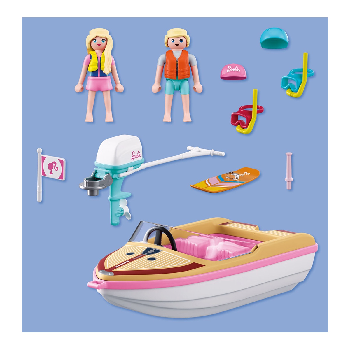 Barco de aventuras Barbie Playmobil 6