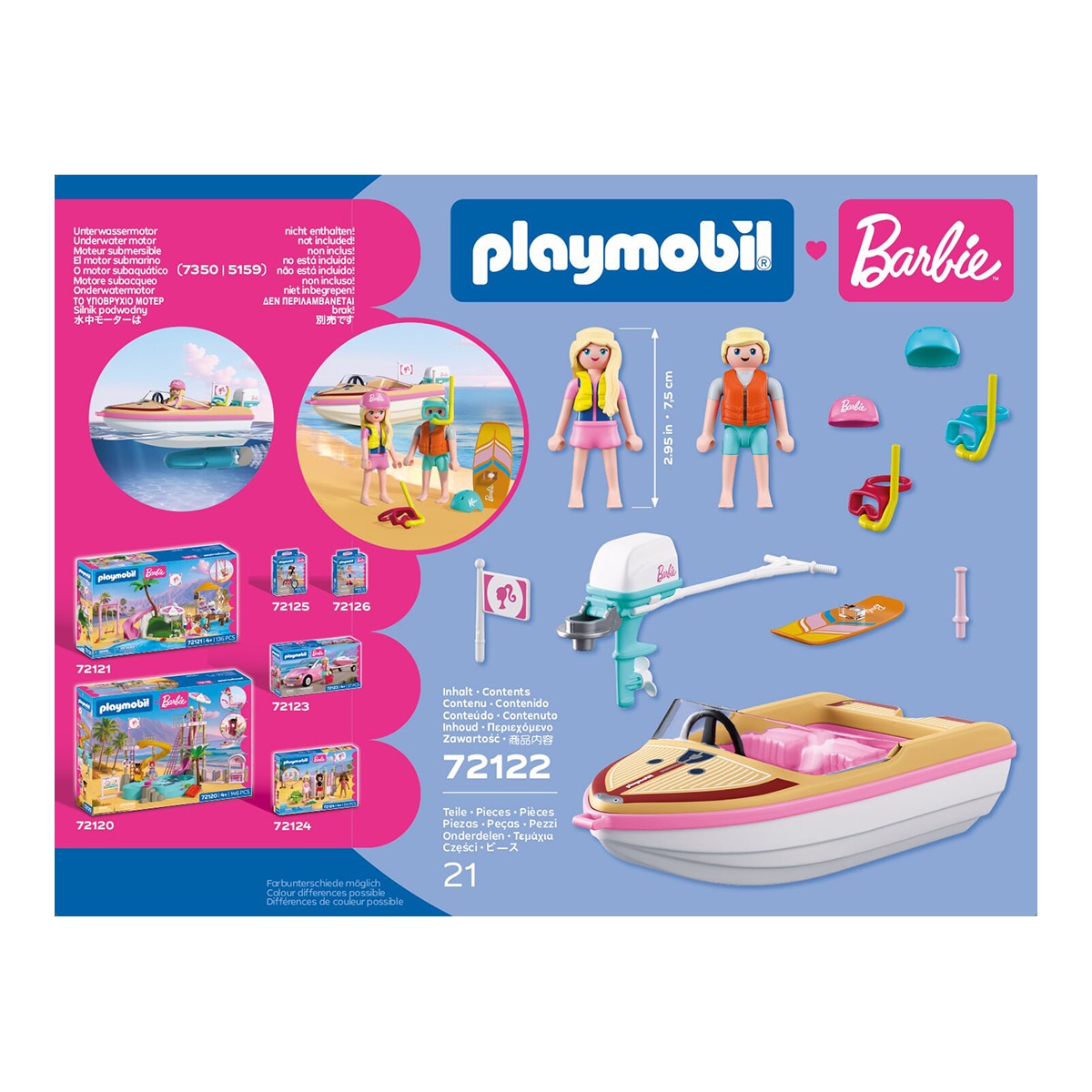 Barco de aventuras Barbie Playmobil 7