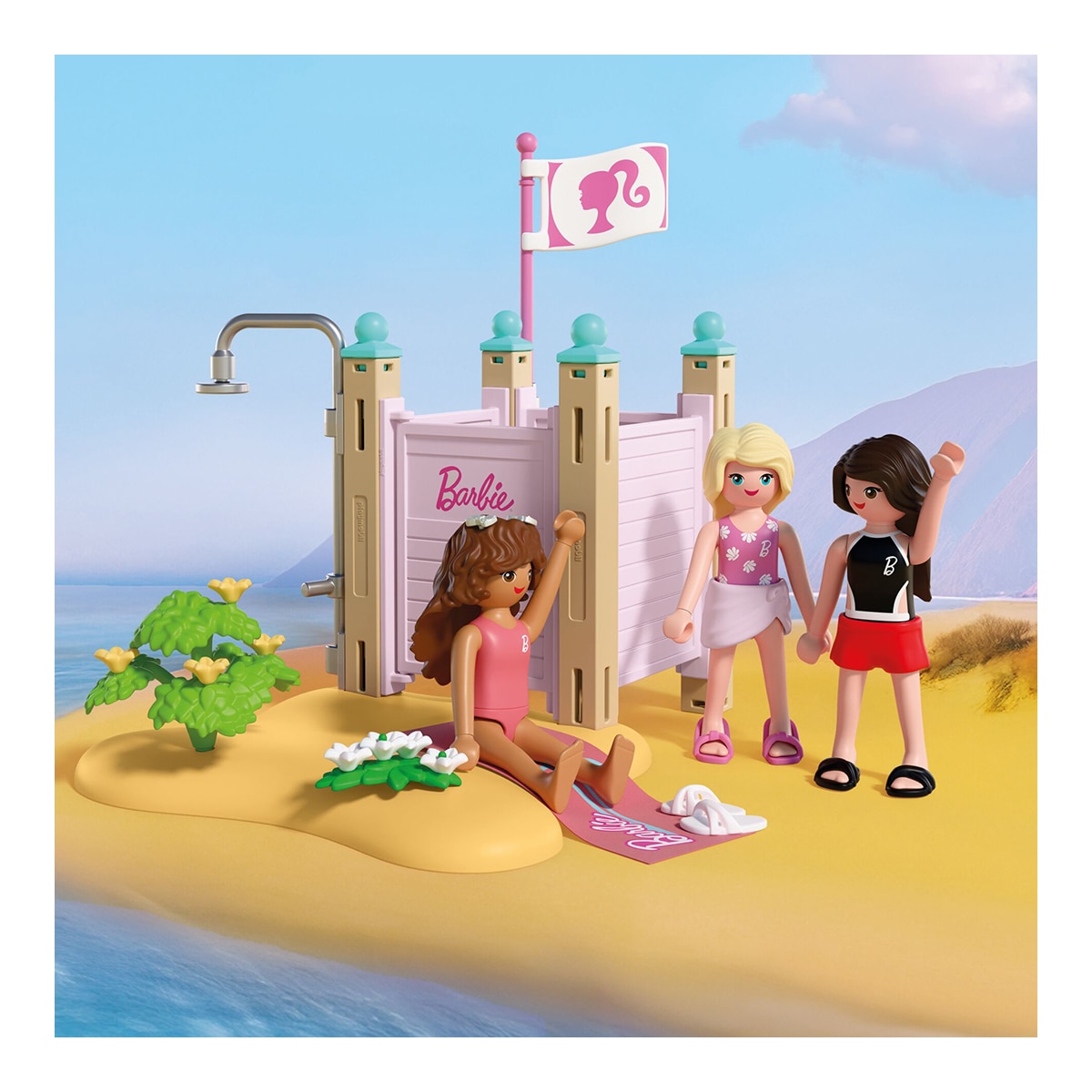 Moda de playa Barbie Playmobil 5
