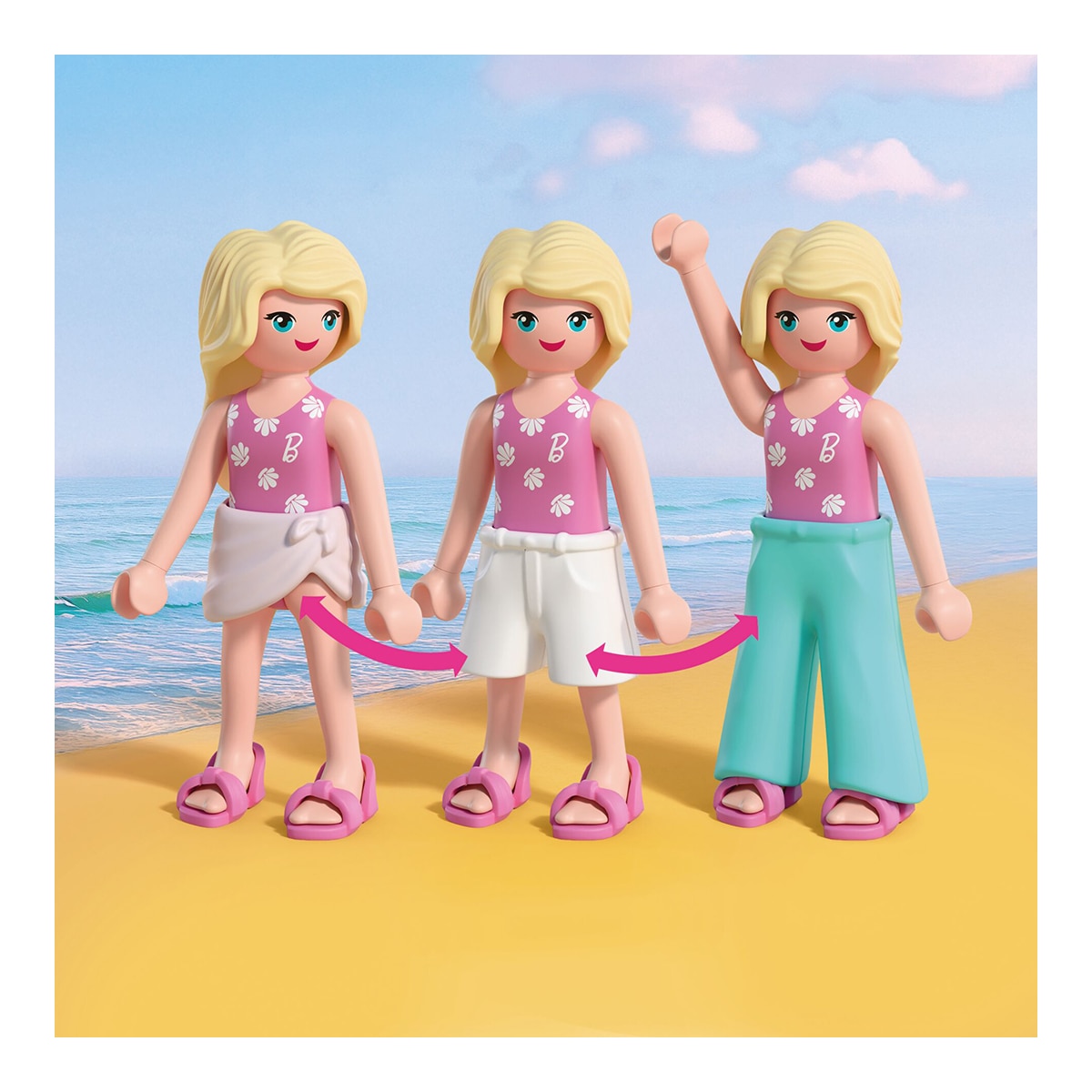 Moda de playa Barbie Playmobil 6