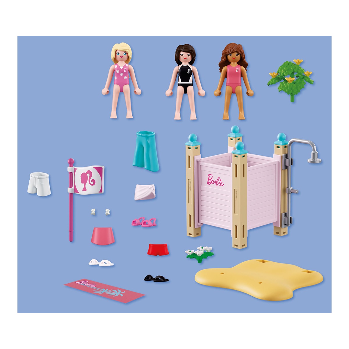 Moda de playa Barbie Playmobil 7