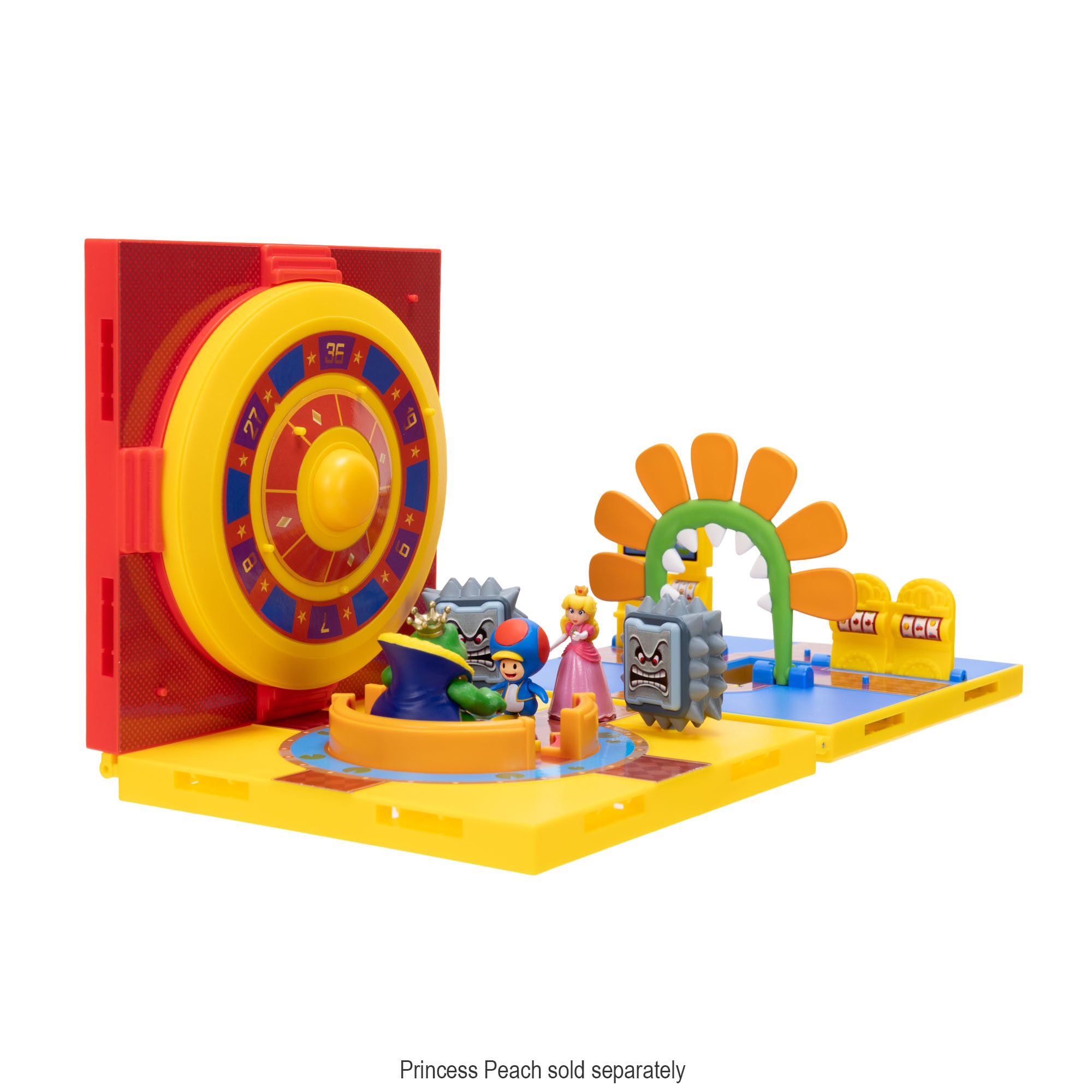 Diorama Casino con figuras The Super Mario Galaxy Movie Jakks 5