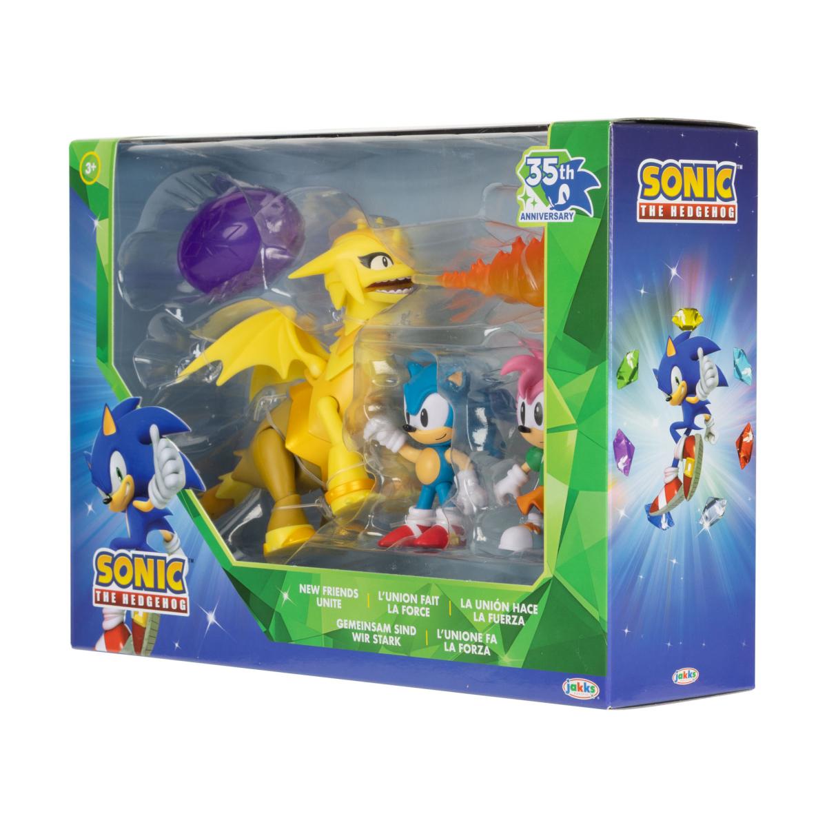 Diorama Playset Sonic The Hedgehog con figuras y accesorios Jakks 2