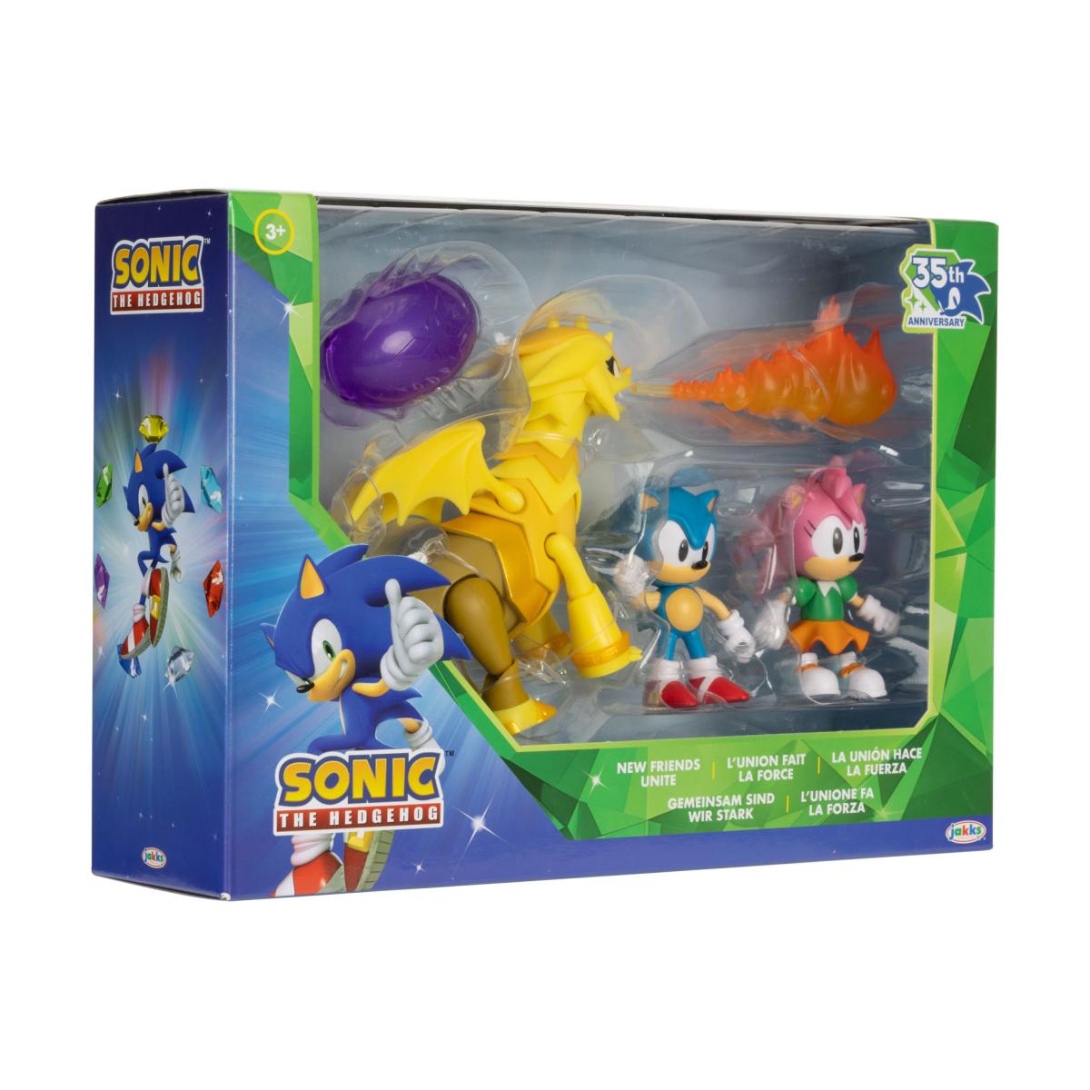 Diorama Playset Sonic The Hedgehog con figuras y accesorios Jakks 3