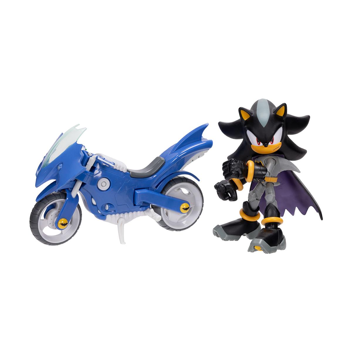 Figura Premium 13 cm Shadow Batman con Batmoto DC x Sonic The Hedgehog Jakks 9