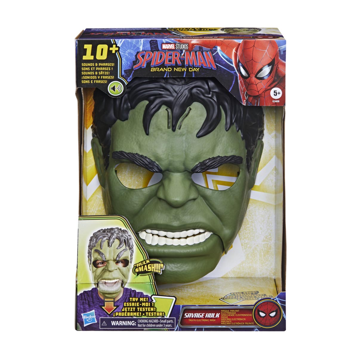 Figuras de acción y accesorios Savage Hulk Máscara parlante Spider-Man Hasbro 2