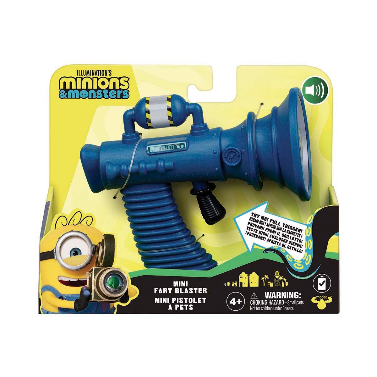 Mini Fart Blaster Minions & Monsters Illumination 4