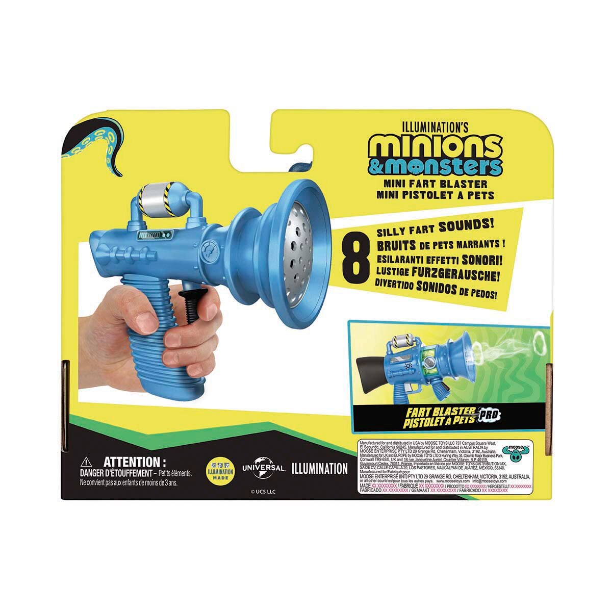 Mini Fart Blaster Minions & Monsters Illumination 5