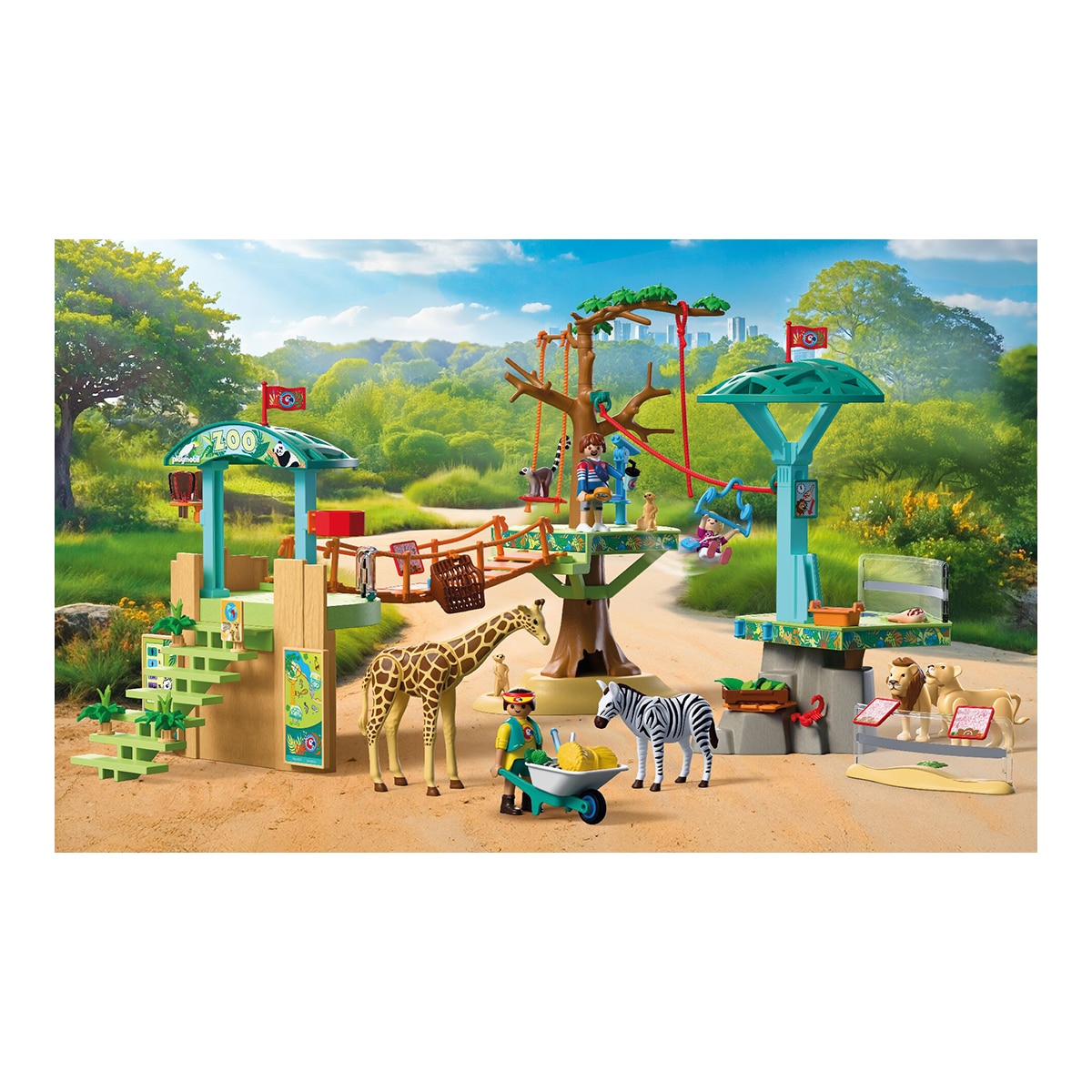 Zoo: Parque de aventuras Animal & Friends Playmobil 4