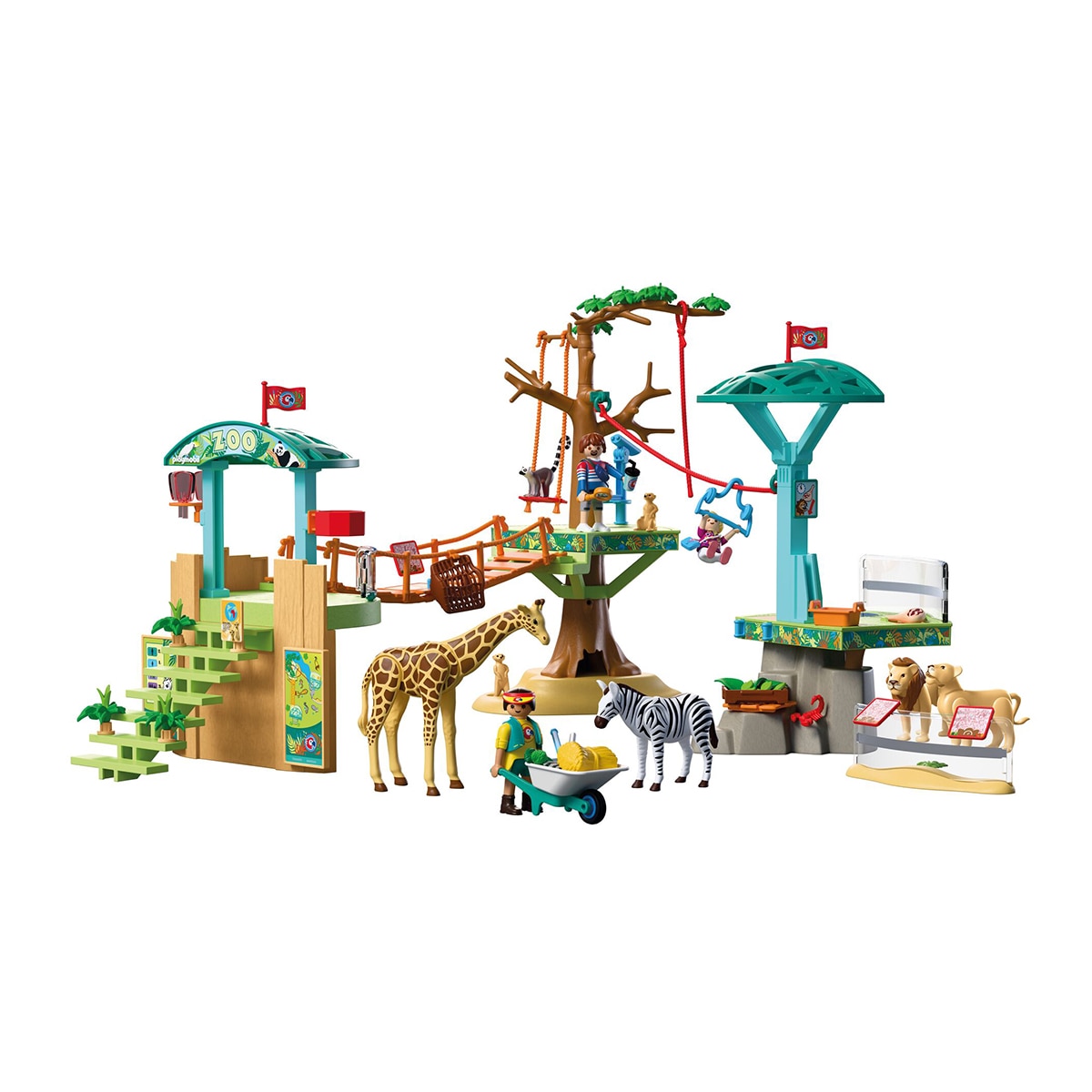 Zoo: Parque de aventuras Animal & Friends Playmobil 10