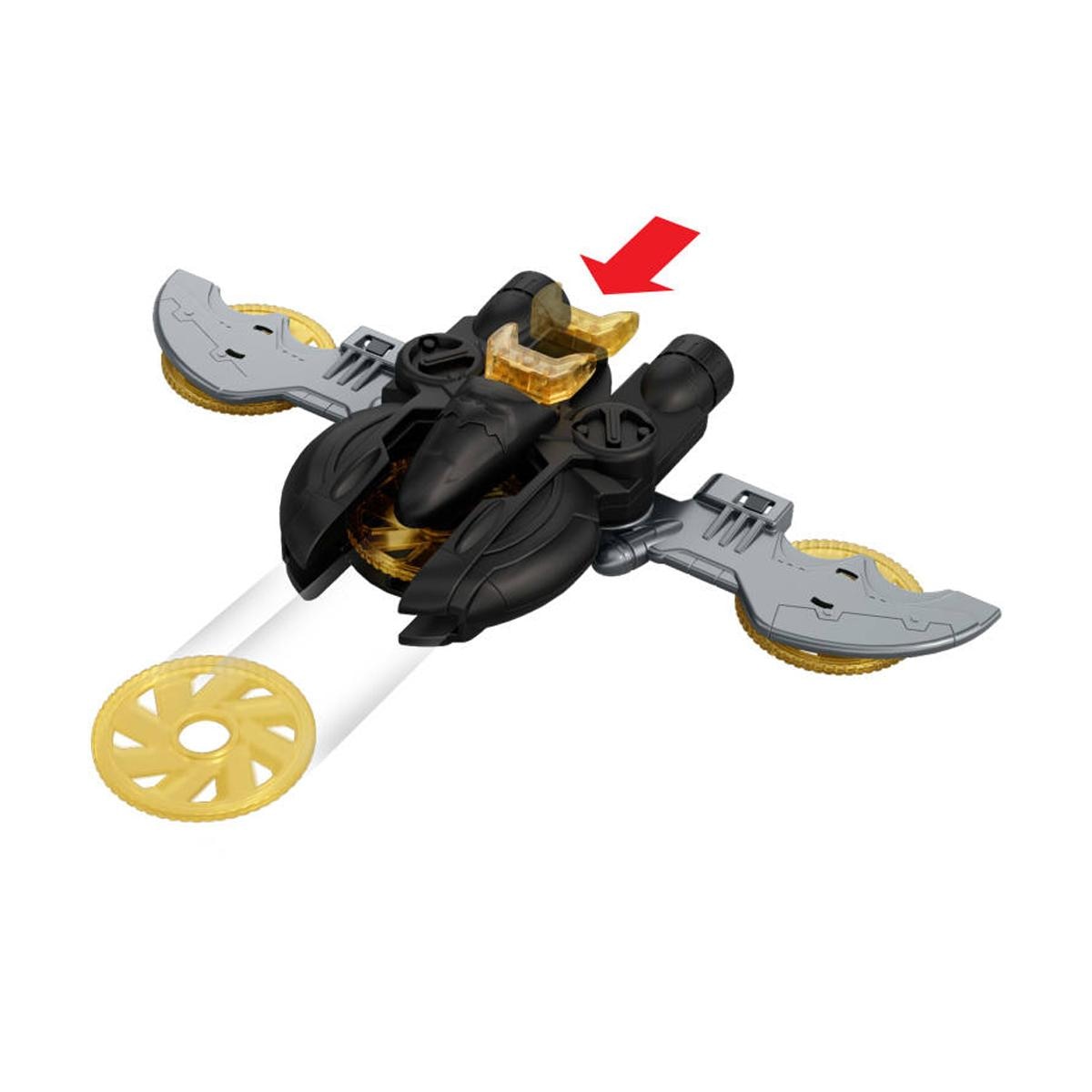 Imagen 3 de Batmóvil DC Premier con Bat-Drone 2 en 1 DC COMICS Mattel