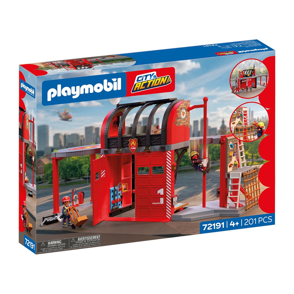 Imagen 0 de Gran estación de bomberos Playmobil City Action