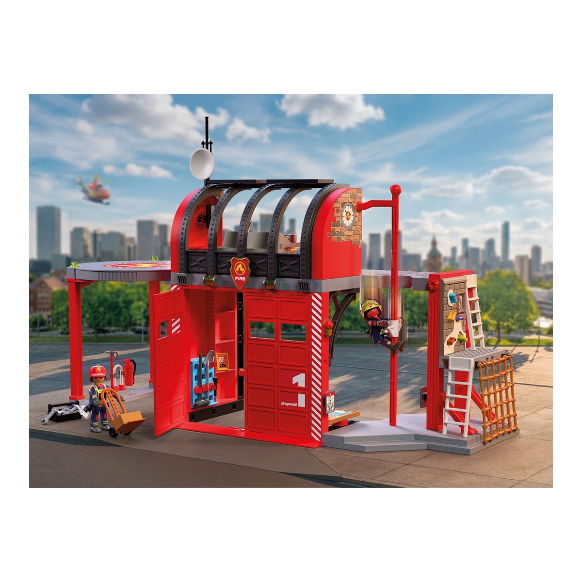 Gran estación de bomberos Playmobil City Action 3