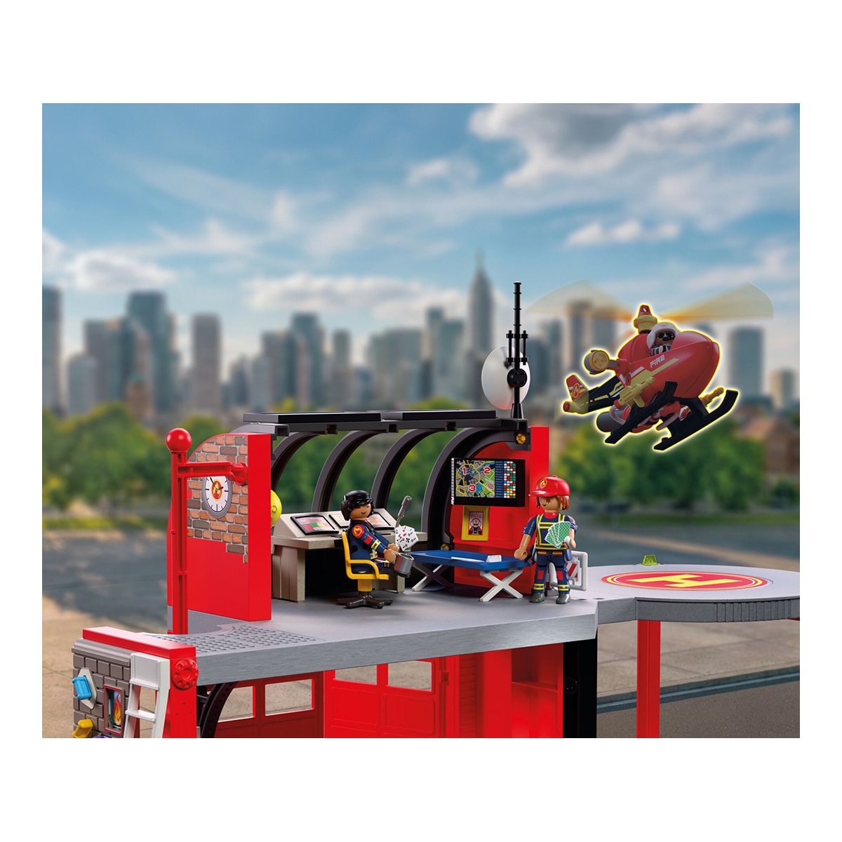 Gran estación de bomberos Playmobil City Action 7