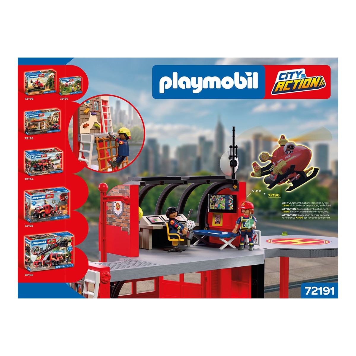 Gran estación de bomberos Playmobil City Action 10