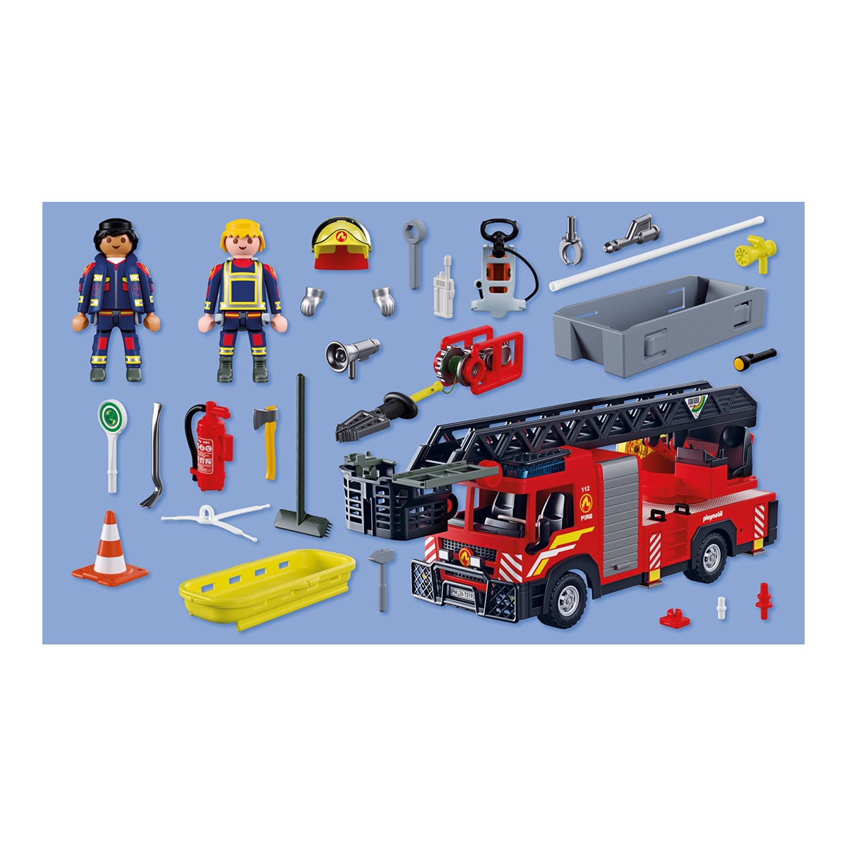 Camión de bomberos con escalera Playmobil City Action 2