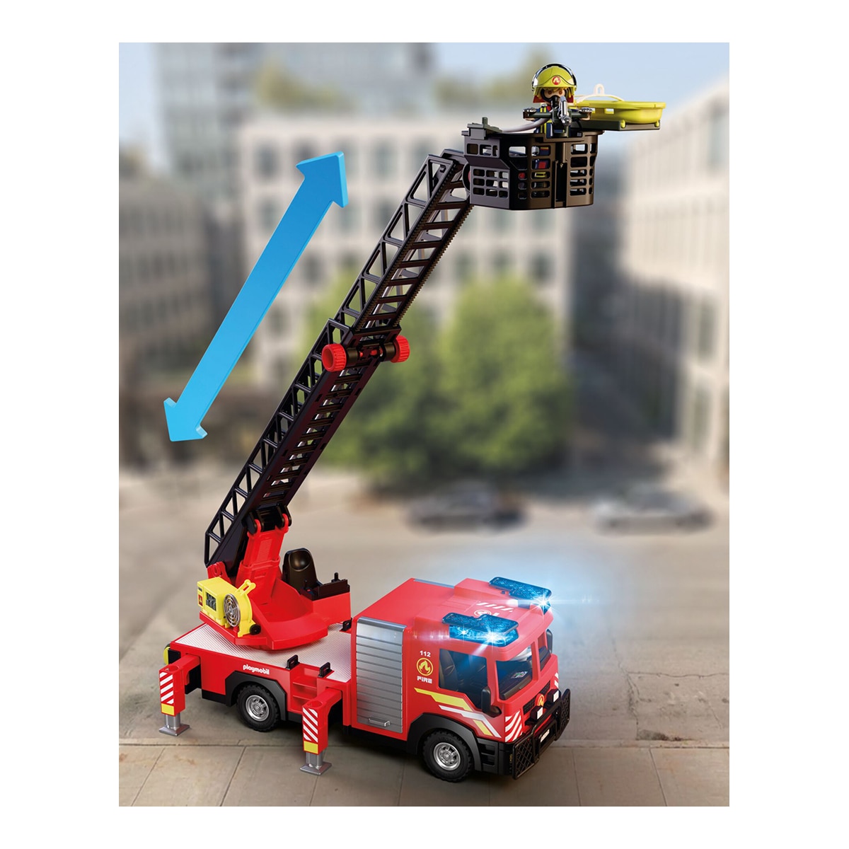 Camión de bomberos con escalera Playmobil City Action 7