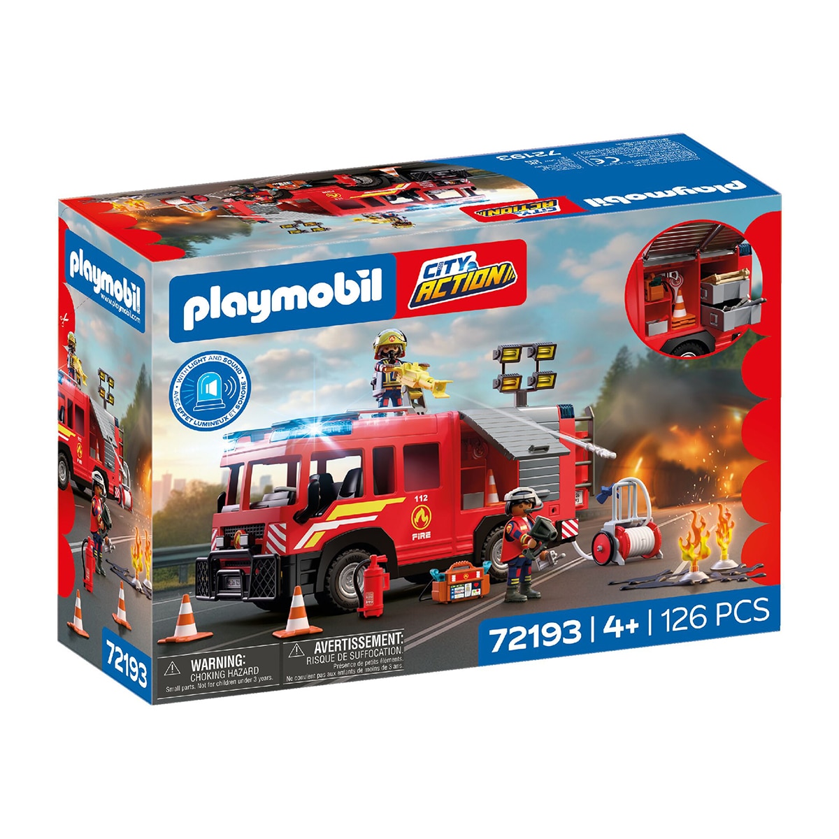 Camión de rescate en caso de incendios Playmobil City Action 1