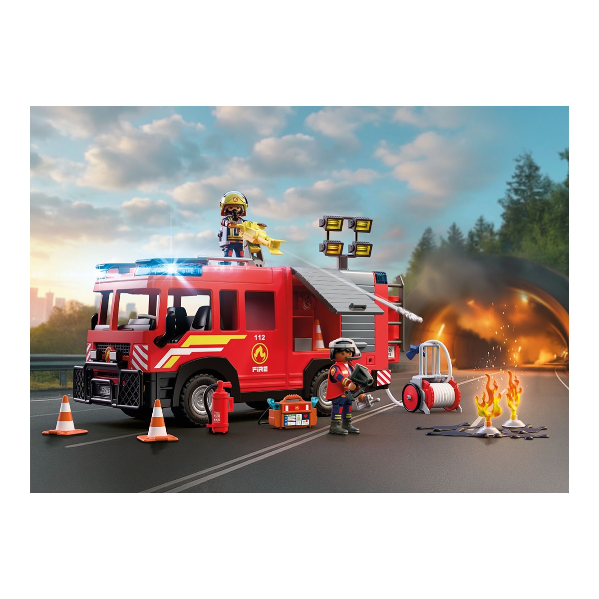 Camión de rescate en caso de incendios Playmobil City Action 3