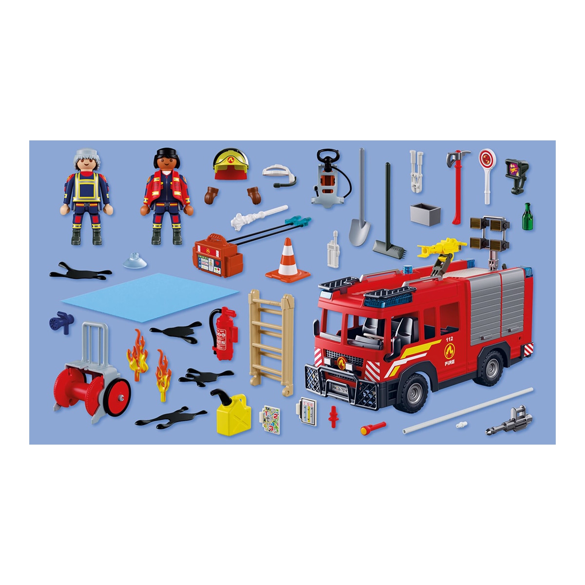 Camión de rescate en caso de incendios Playmobil City Action 7