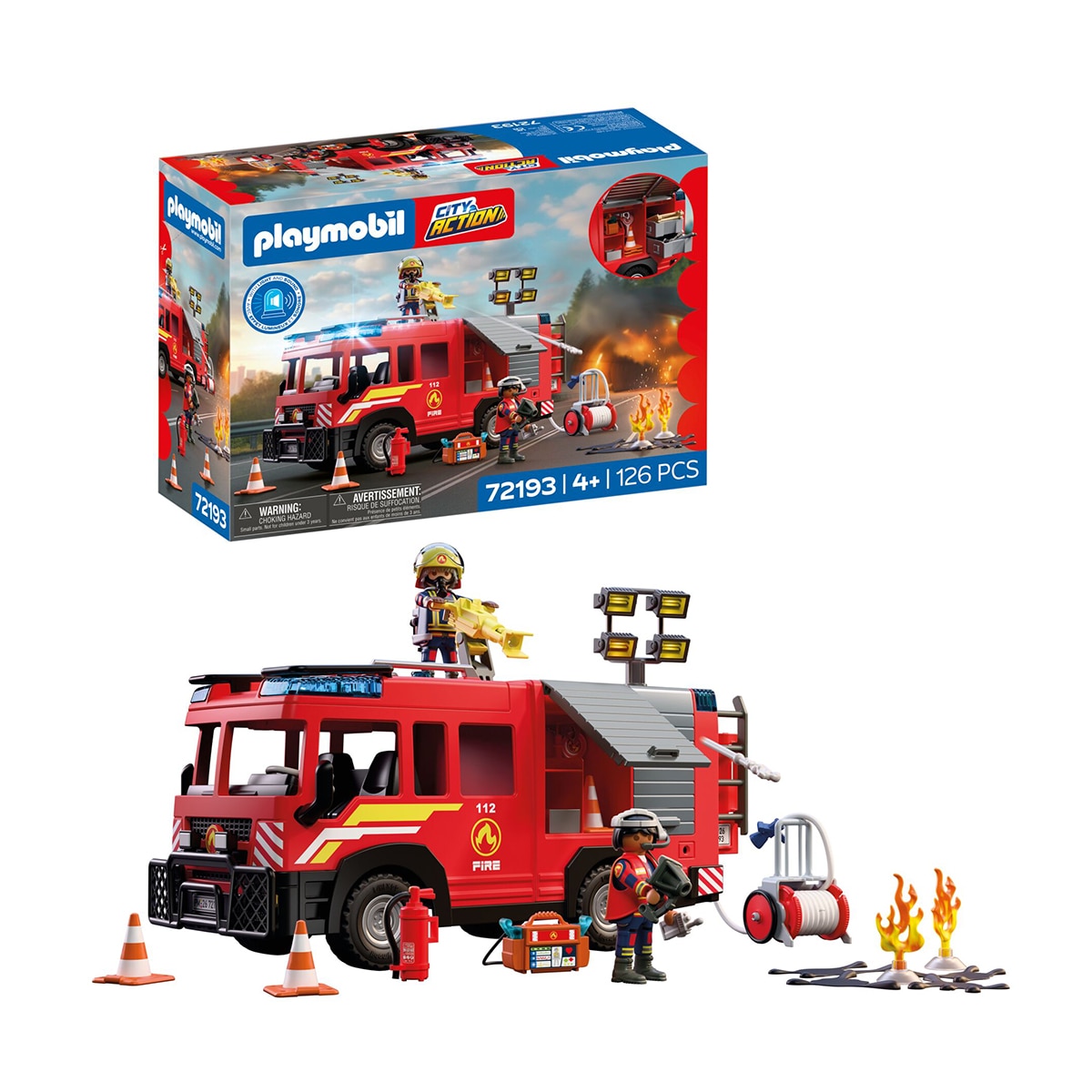 Camión de rescate en caso de incendios Playmobil City Action 8