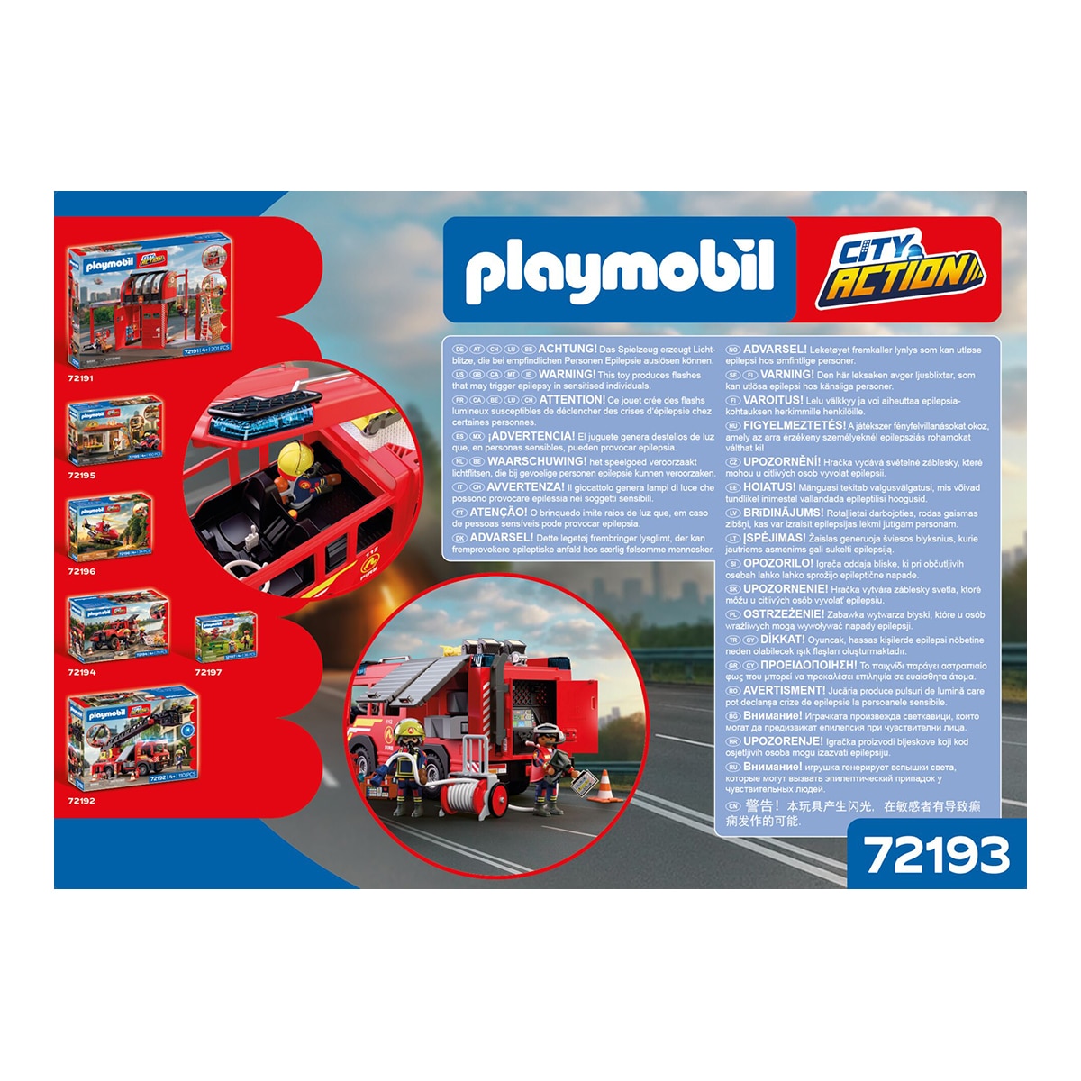 Camión de rescate en caso de incendios Playmobil City Action 9