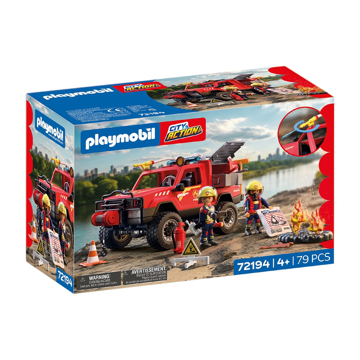 Imagen 0 de Todoterreno contra incendios Playmobil City Action
