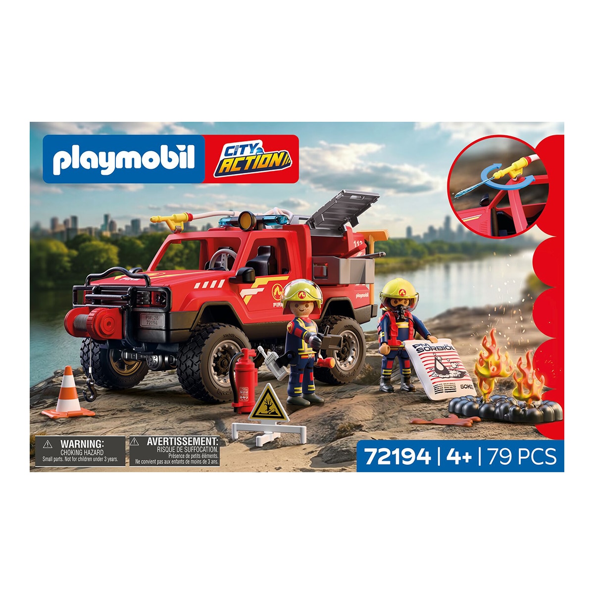 Todoterreno contra incendios Playmobil City Action 2