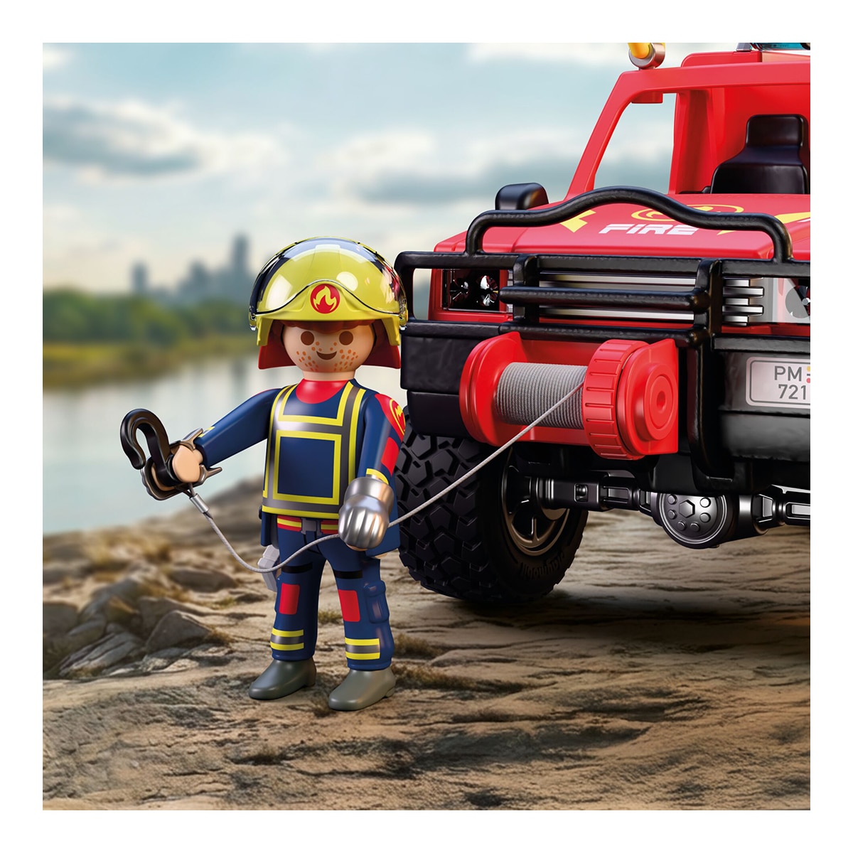 Todoterreno contra incendios Playmobil City Action 5