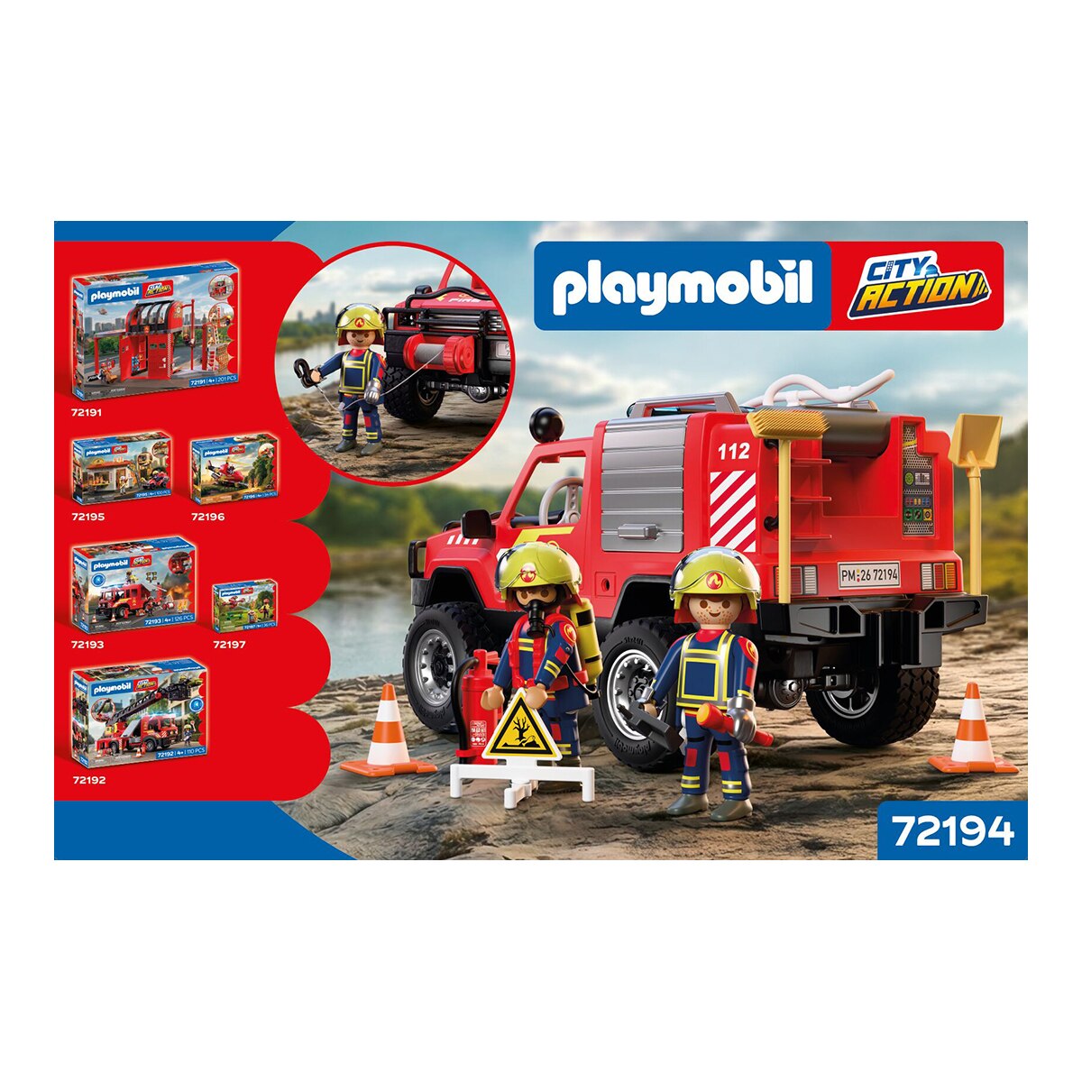 Todoterreno contra incendios Playmobil City Action 9