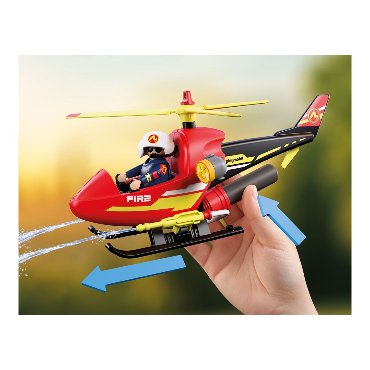 Helicóptero de bomberos Playmobil City Action 4