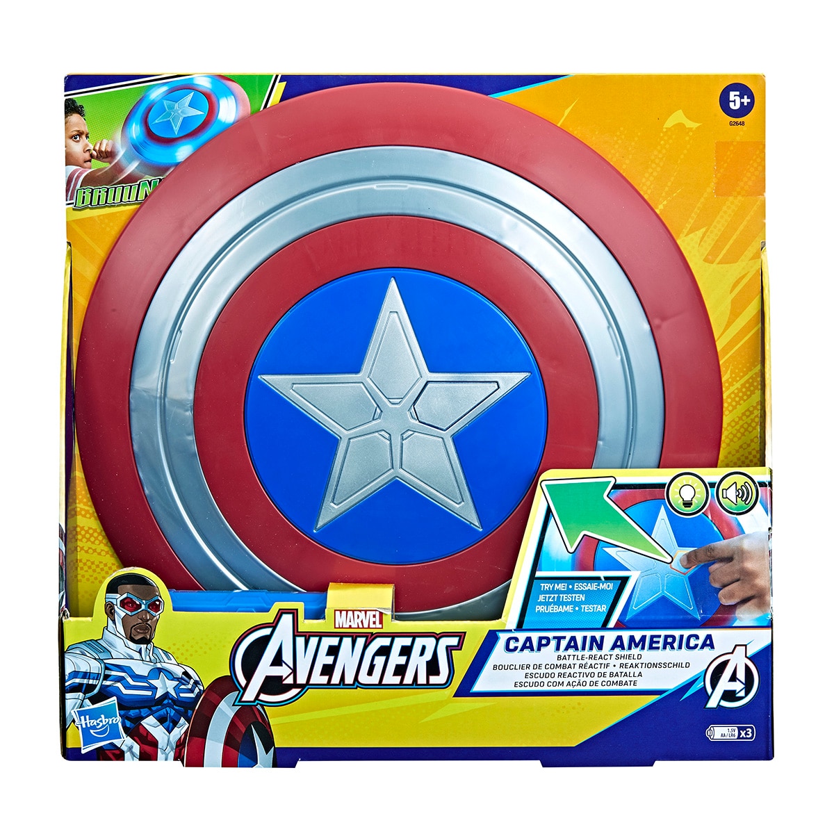 Imagen 2 de Figura Escudo Capitán América Avengers Hasbro