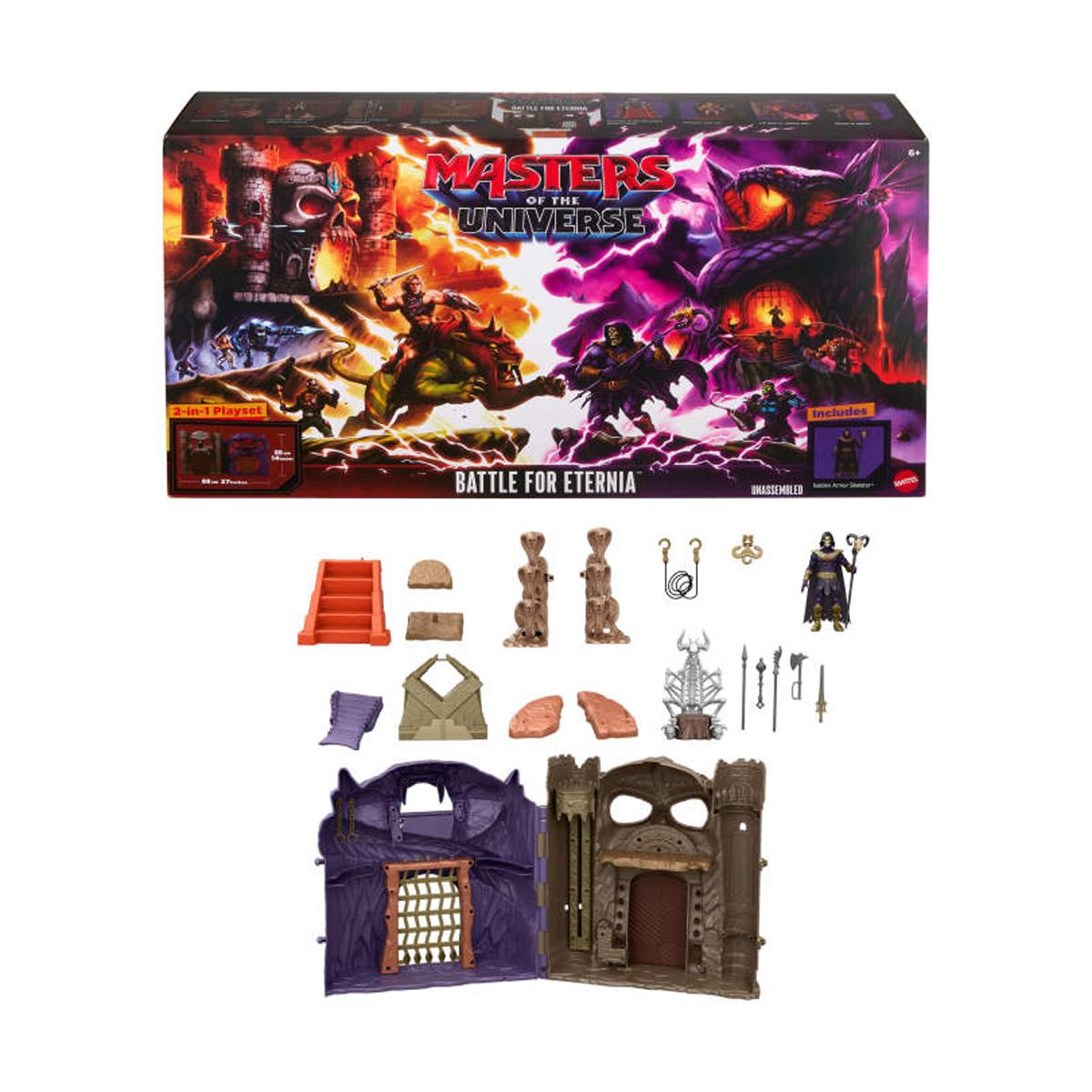 Imagen 0 de Figura Castillo Grayskull y Montaña Serpiente con Skeletor Espada del Poder y altar Masters del Universo Motu