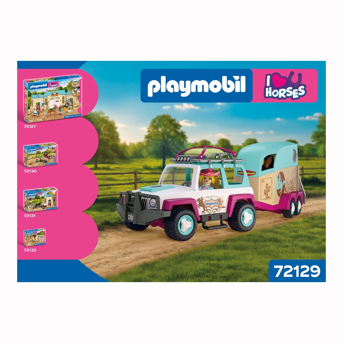 Todoterreno con remolque para caballo Playmobil My Life 2