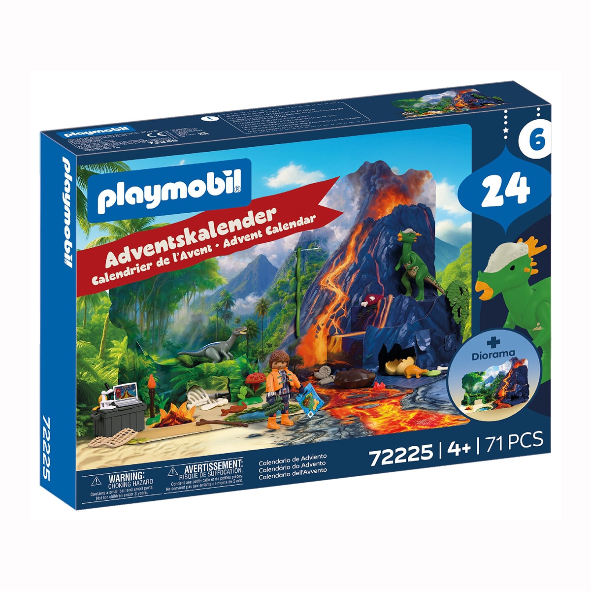 Imagen 1 de Calendario de Adviento Expedición en busca de dinosaurios Playmobil Christmas