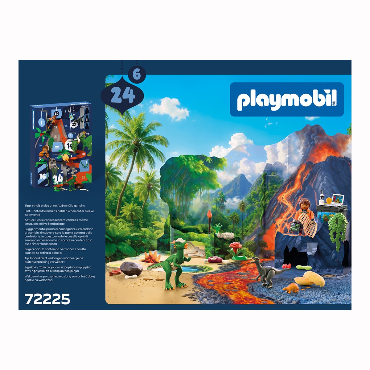 Imagen 3 de Calendario de Adviento Expedición en busca de dinosaurios Playmobil Christmas