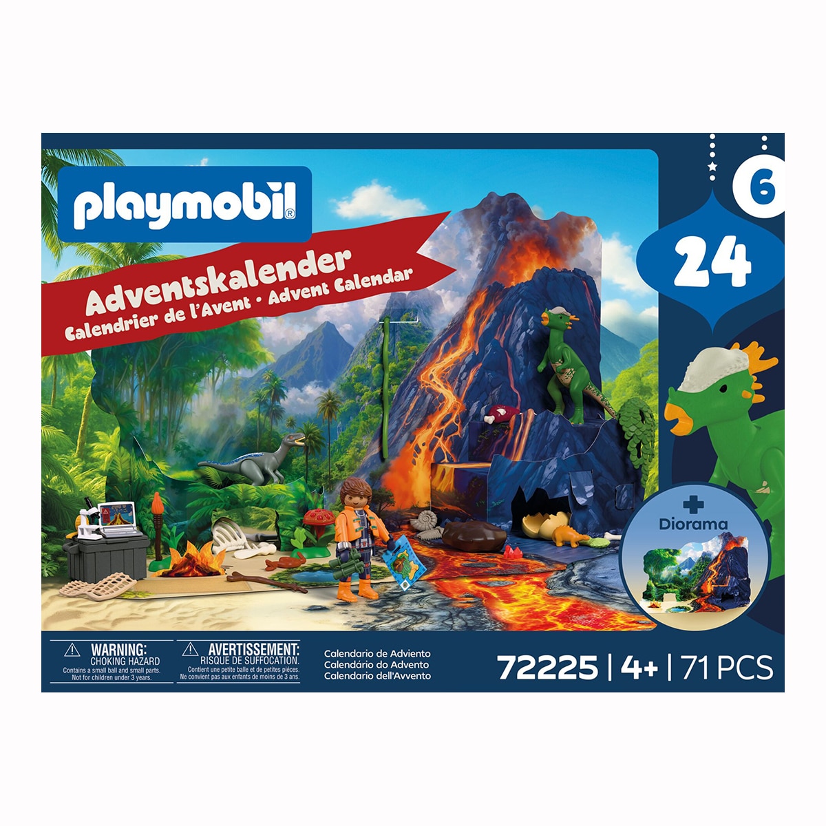Imagen 4 de Calendario de Adviento Expedición en busca de dinosaurios Playmobil Christmas
