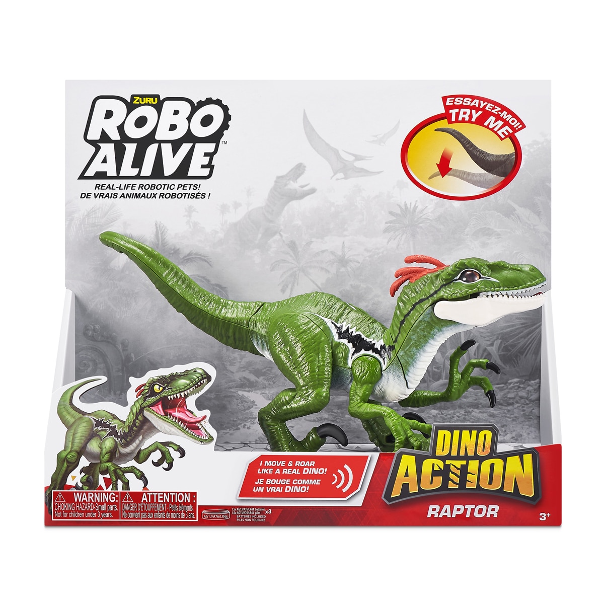 Imagen 0 de Dino Action Raptor Robo Alive