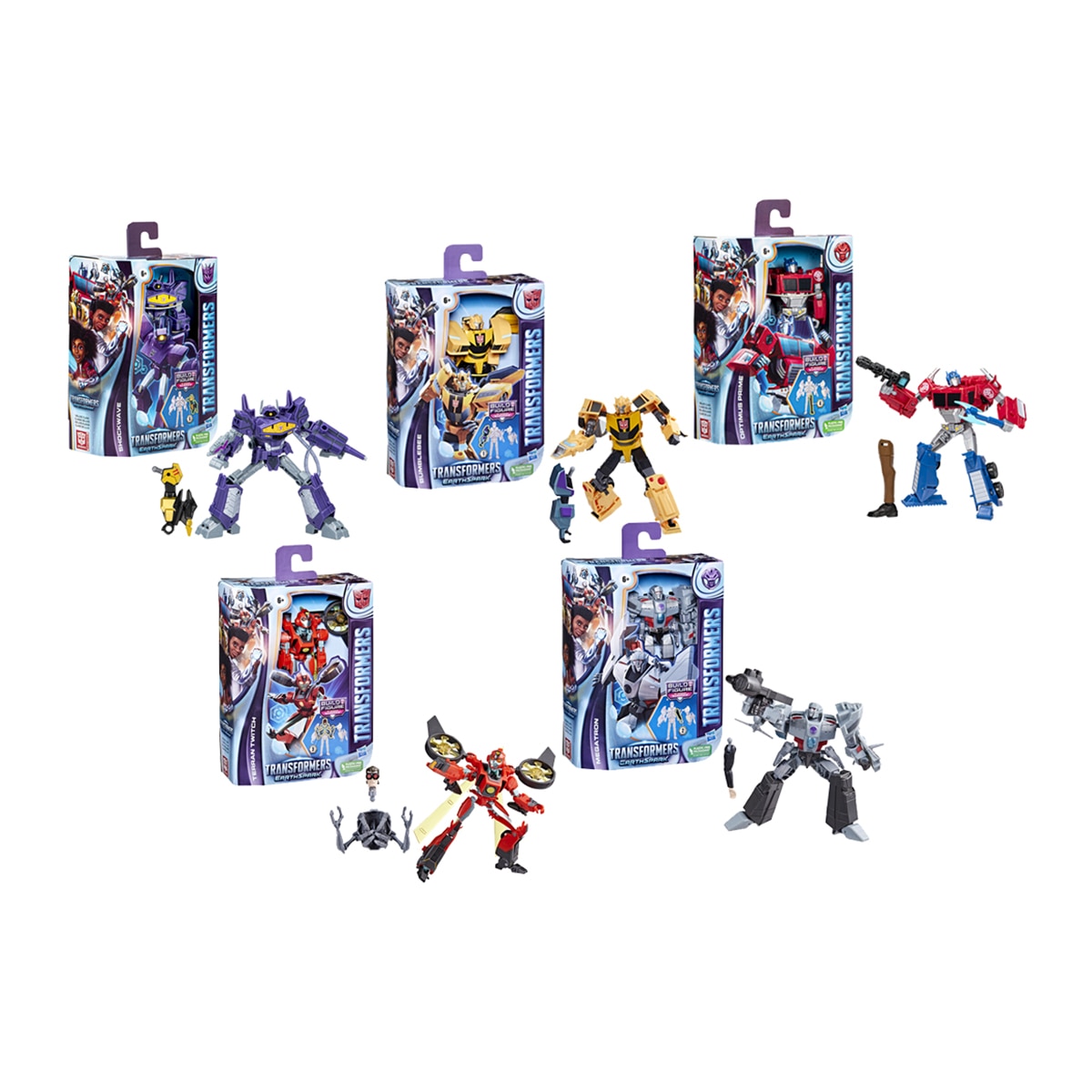 Imagen 0 de Figura Transformers Earthspark  Deluxe Class modelos surtidos