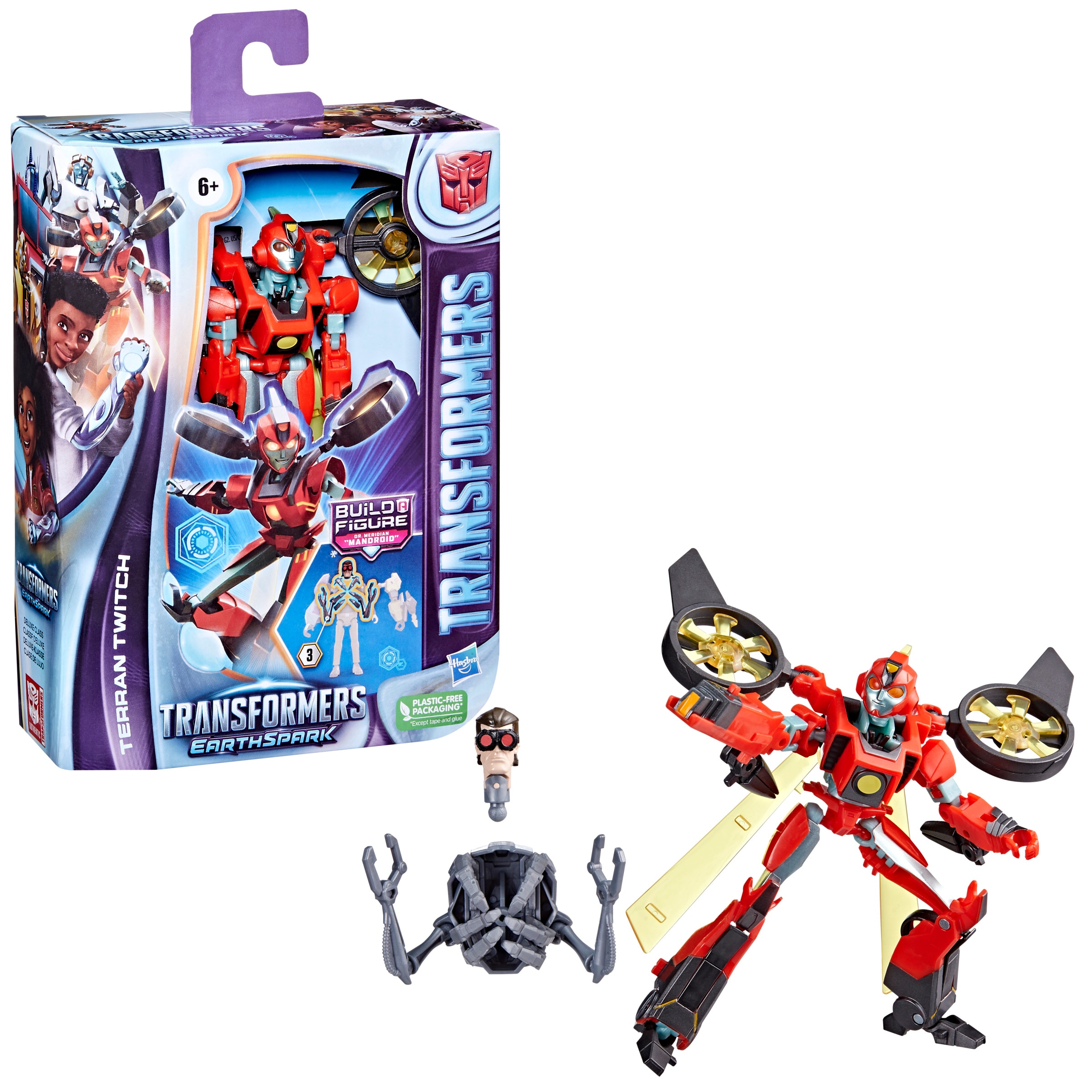 Figura Transformers Earthspark Deluxe Class modelos surtidos 4