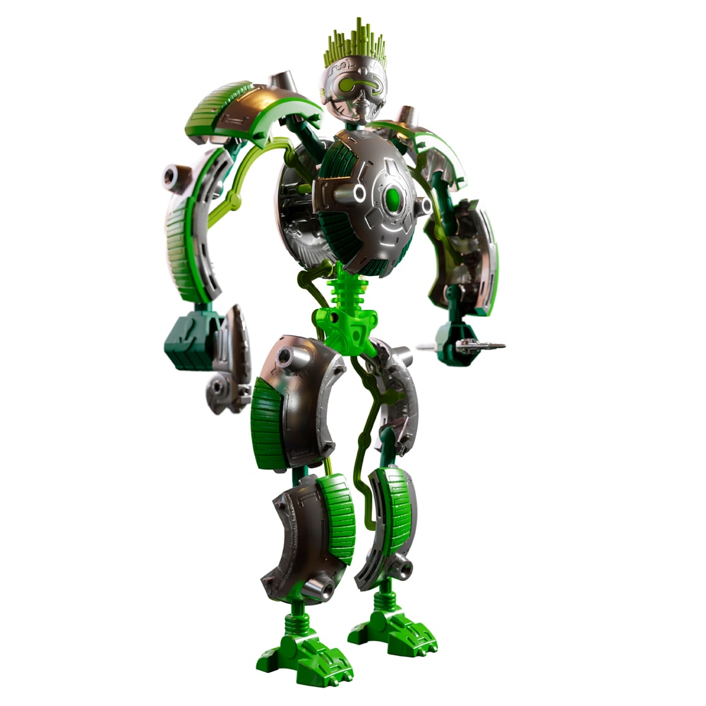 Robots de juguete transformables Gigabots Bandai 9