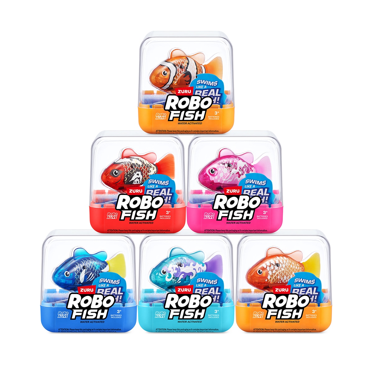 Pez electrónico Robo Alive modelos surtidos 3