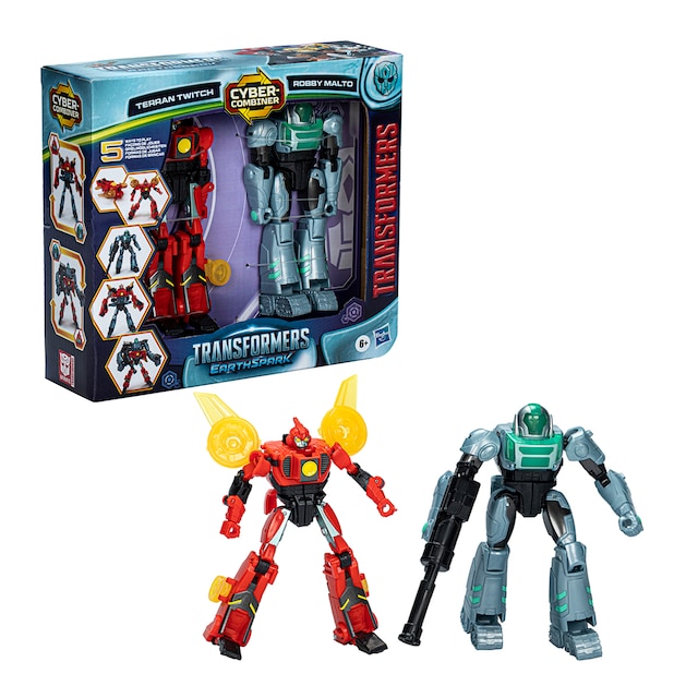 Figura Terran Twitch y Robby Malto Transformers Hasbro