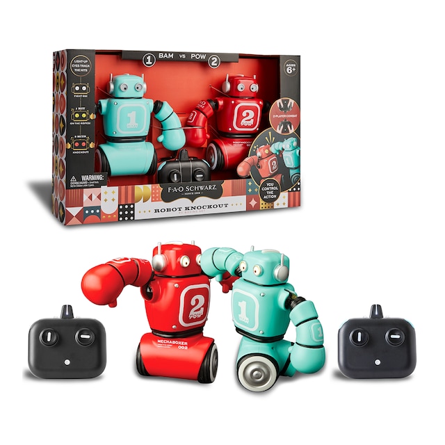 Conjunto de robots de boxeo con mando a distancia F.A.O. Schwarz