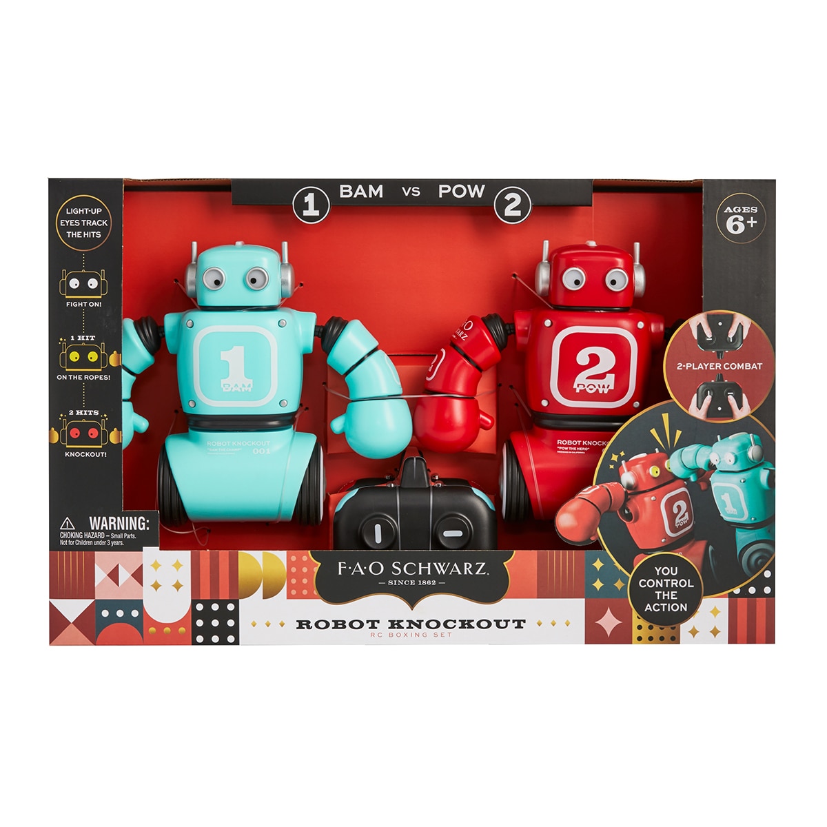 Conjunto de robots de boxeo con mando a distancia F.A.O. Schwarz 2
